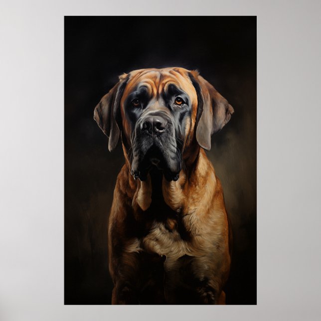 Póster Mastiff en inglés (Frente)