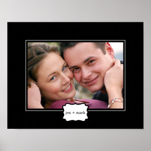 Póster Mat de fotografía personalizado de estilo clásico