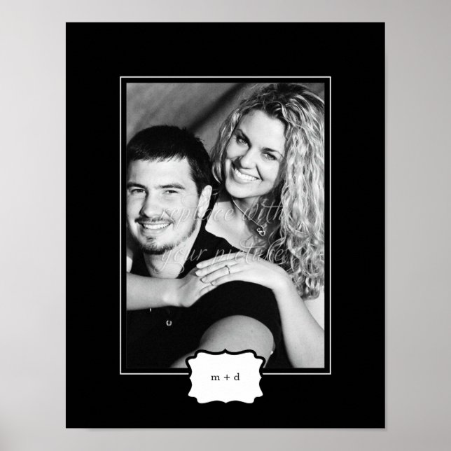 Póster Mat de fotografía personalizado de estilo clásico  (Frente)