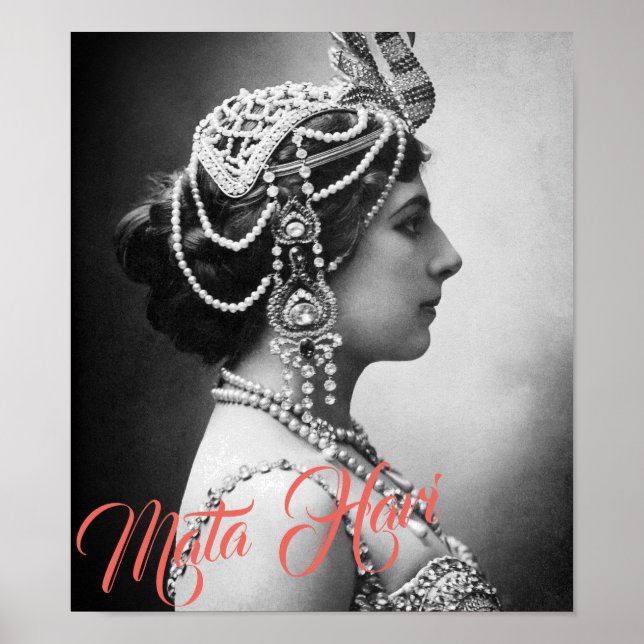 Póster Mata Hari – Margaretha Geertruida  (Frente)