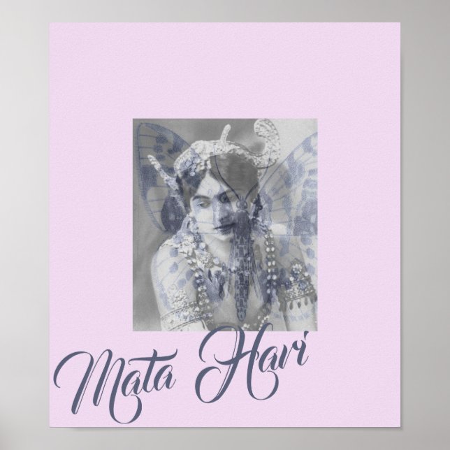 Póster Mata Hari – Margaretha Geertruida – butterfly (Frente)