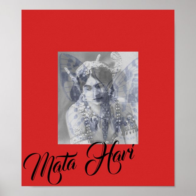 Póster Mata Hari – Margaretha Geertruida – butterfly (Frente)