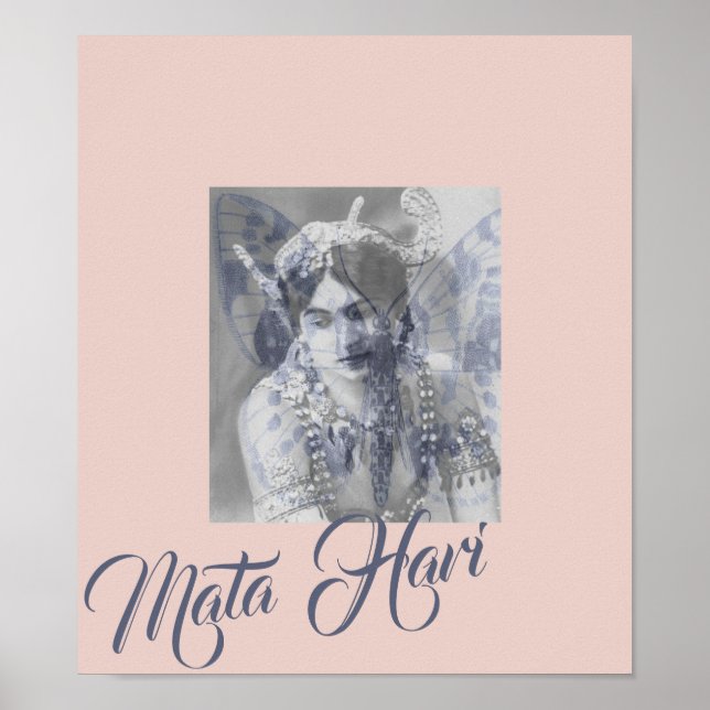 Póster Mata Hari – Margaretha Geertruida – butterfly (Frente)