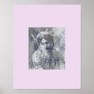 Póster Mata Hari - Margaretha Geertruida - mariposa