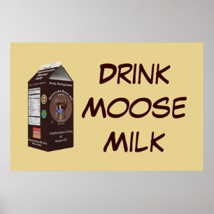 Póster Matanuska Moose Milk