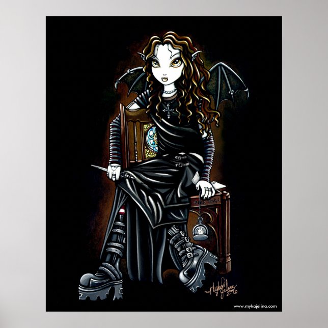 Póster Matar al tiempo Poster de la Faerie gótica (Frente)
