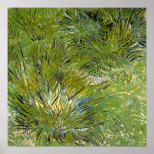 Póster Matas de hierba de Vincent van Gogh