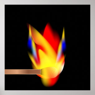 Póster Match burning
