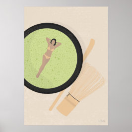 Póster Matcha Bath