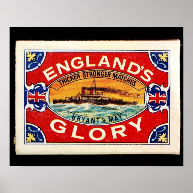 Póster matchbox Englands glory (Frente)