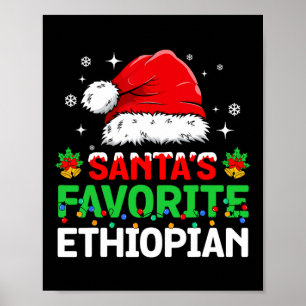Póster Matchi, la familia favorita de Navidades etíopes d
