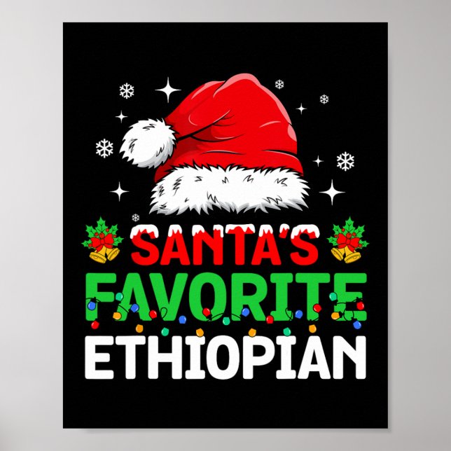Póster Matchi, la familia favorita de Navidades etíopes d (Frente)
