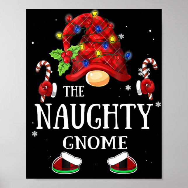Póster Matching Family The Naughty Gnome Christmas Group  (Frente)