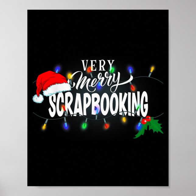 Póster Matching Very Merry Scrapbooking Christmas  (Frente)