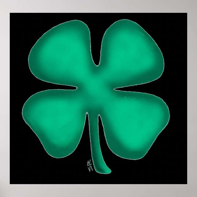 Póster mate Black Irish (Frente)