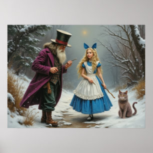 Póster mate de Winter Alice