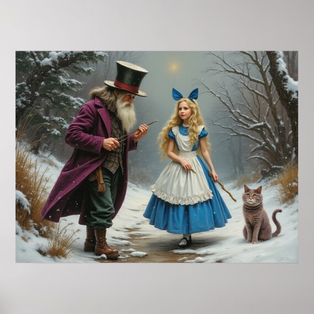 Póster mate de Winter Alice (Frente)