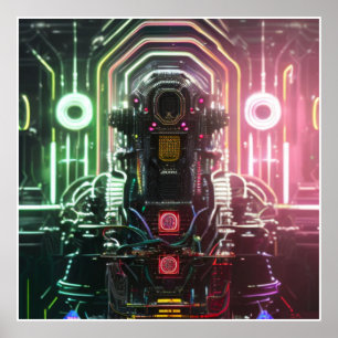 Póster mate del robot 1