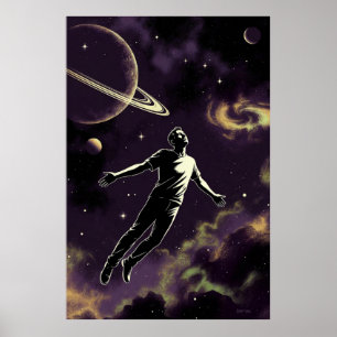 Póster mate Flying For Photons