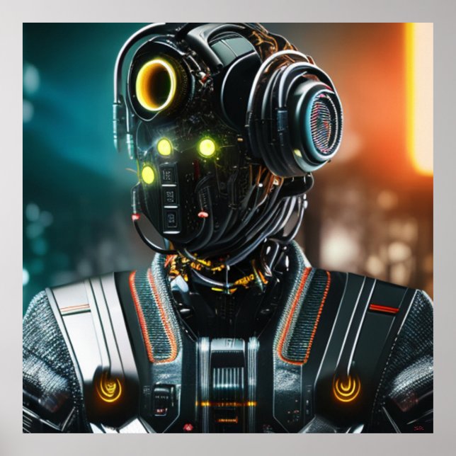 Póster mate Robot 3 (Frente)