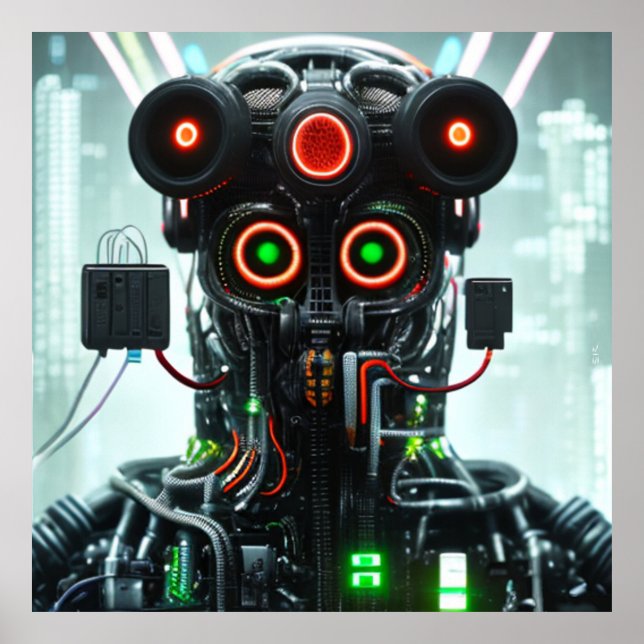 Póster mate Robot 5 (Frente)