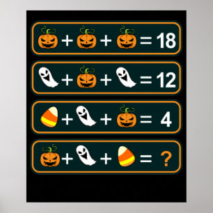 Póster Matemática ecuación matemática estudiante