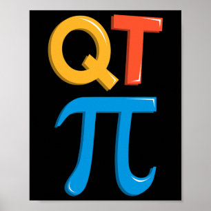 Póster Matemática matemática del Día de la Ilustración Cu
