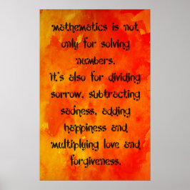 Póster Matemáticas