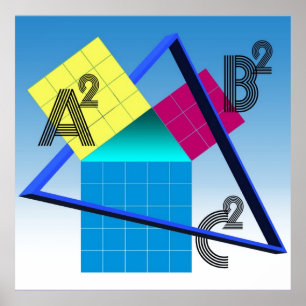 Póster Matemáticas coloridas