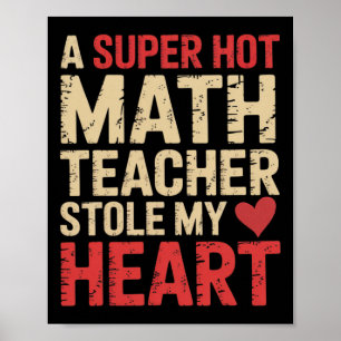Póster Matemáticas Divertidas Una Profesora de Matemática