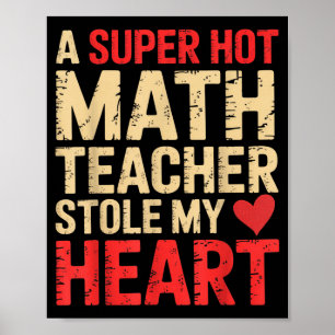 Póster Matemáticas Divertidas Una Profesora de Matemática