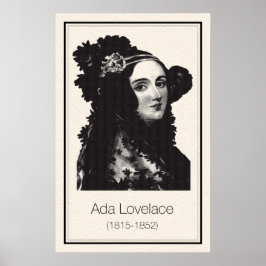 Póster Matemáticos - Ada Lovelace