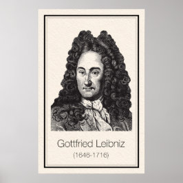 Póster Matemáticos de Leibniz