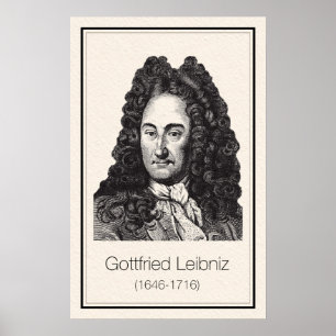 Póster Matemáticos de Leibniz
