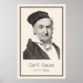 Póster Matemáticos - Gauss