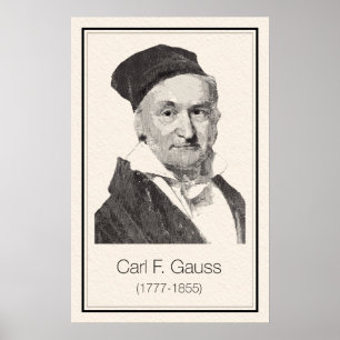 Póster Matemáticos - Gauss