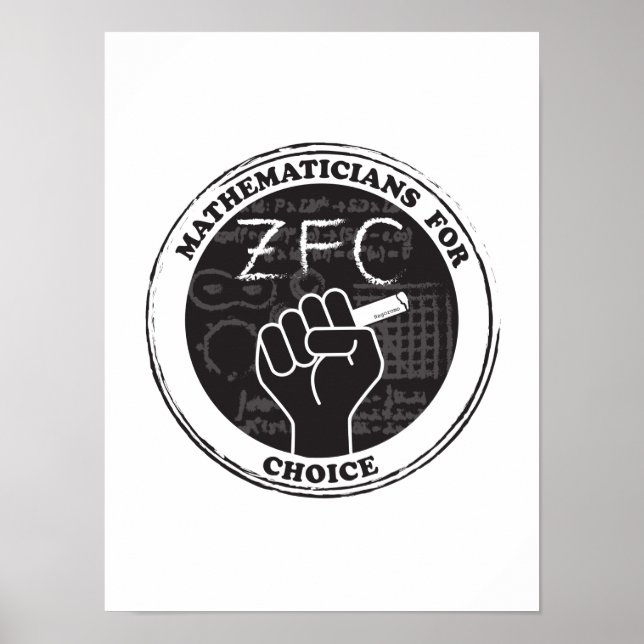 Póster Matemáticos por Poster de elección (Frente)