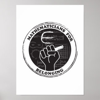 Póster Matematistas para ser Poster de pertenencia