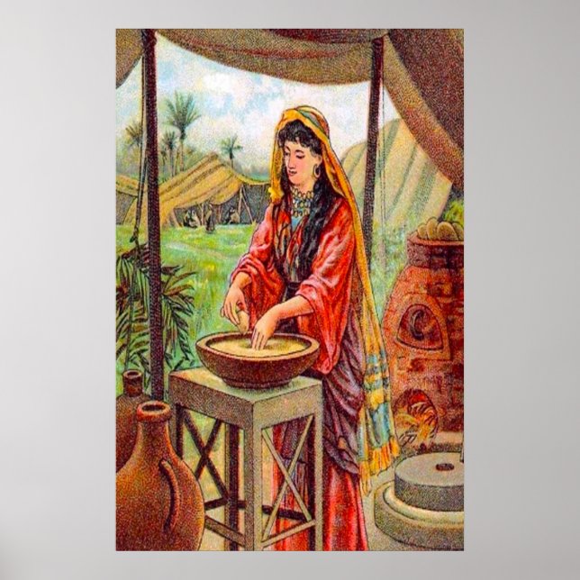 Póster Mateo 13:33 Parable Acerca De Yeast (Frente)