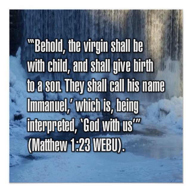 Póster Mateo 1:23 WEBU (Anverso)