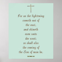 MATEO 24:27 “Porque como el relámpago viene…”