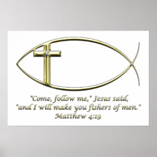 Póster Mateo 4:19