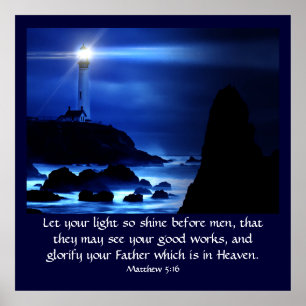Póster Mateo 5:16