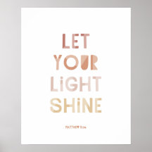 Mateo 5:16 Deja que tu luz brille
