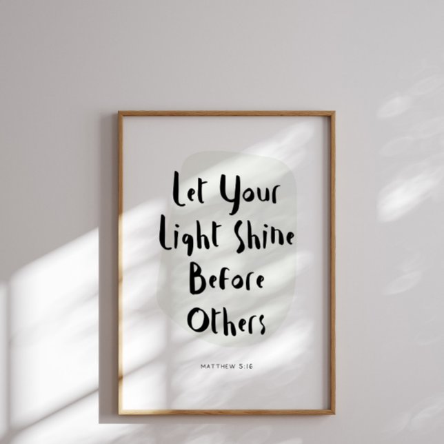 Póster Mateo 5:16 poster (Subido por el creador)