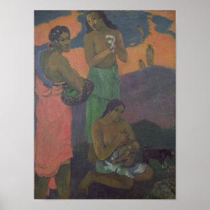 Póster Maternidad o tres mujeres en la costa, 1899