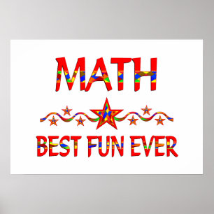 Póster Math Best Fun