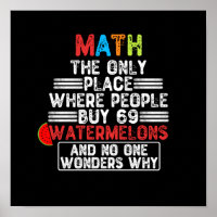 Math El Único Lugar Donde La Gente Compra 69 sandí