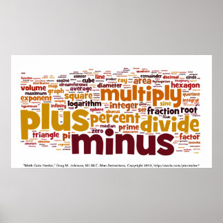 Póster Math Gets Harder