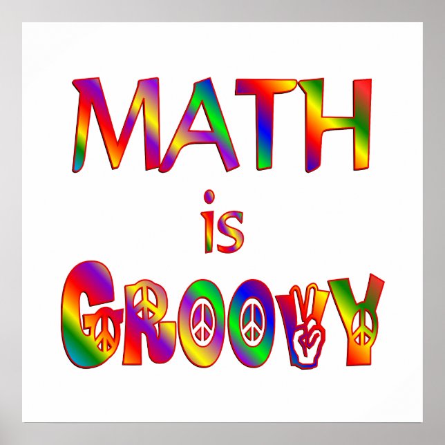 Póster Math is Groovy (Frente)